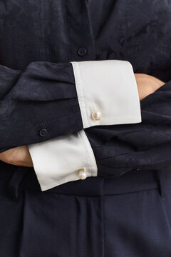 Jacquard Shirt — EVENING BLUE 3