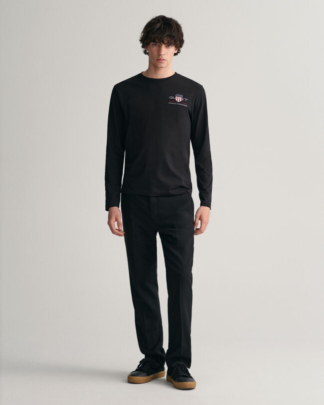 Slim Fit Flannel Pants