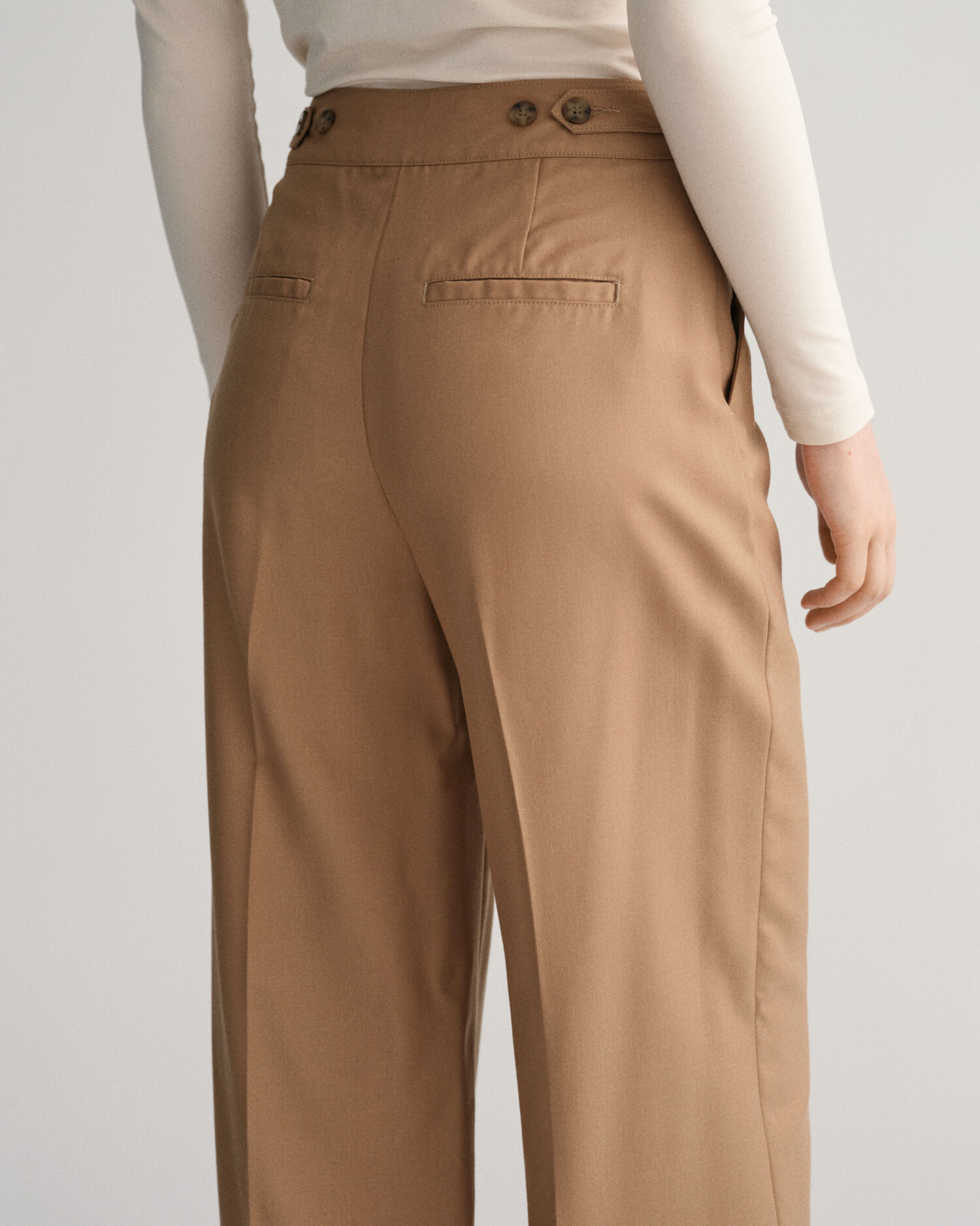 Wide trousers - Camel - Ladies | H&M