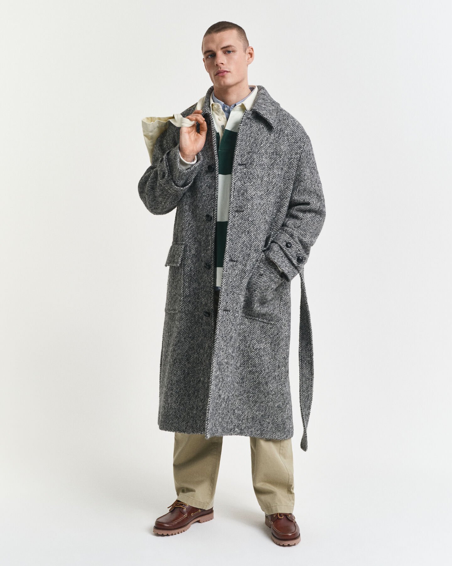 Tweed Wool Coat
