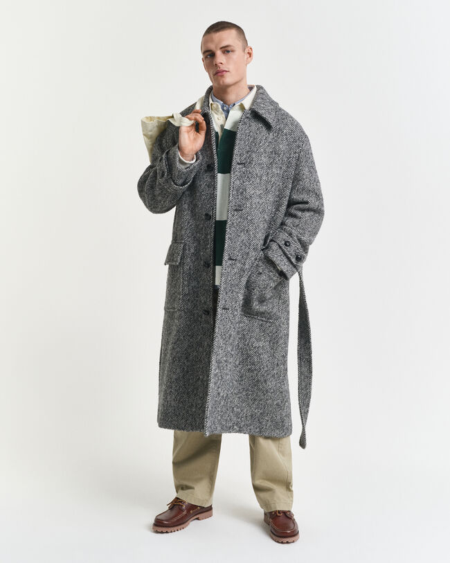 Tweed Wool Coat