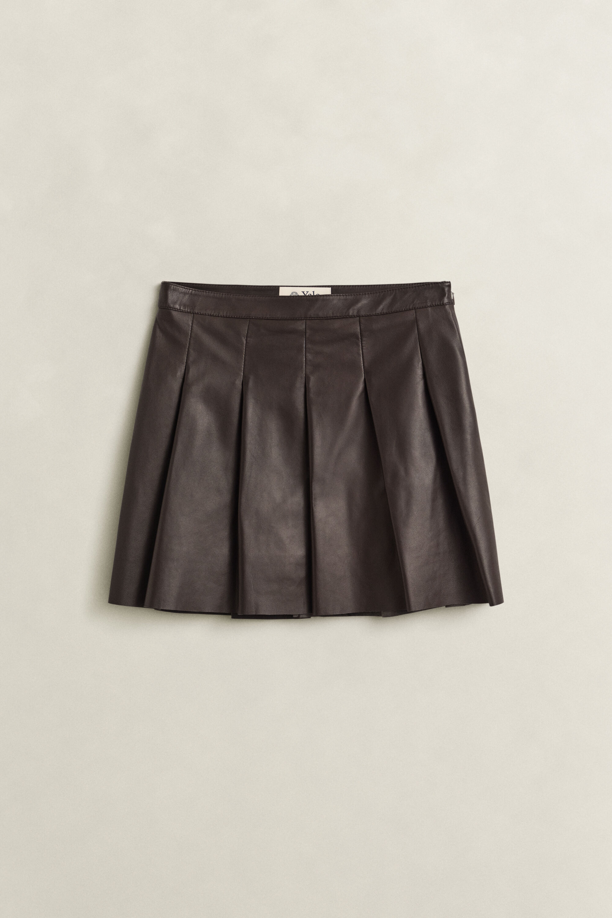 Gant x Yale Pleated Leather Skirt