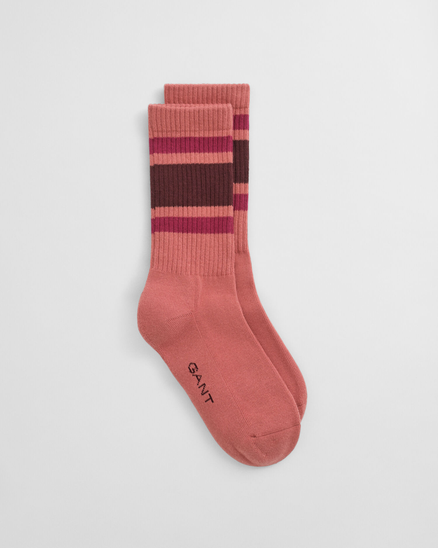 gant Striped Sport Socks faded brick New Arrivals Clothing