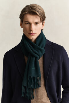 Wool Scarf — TARTAN GREEN 4