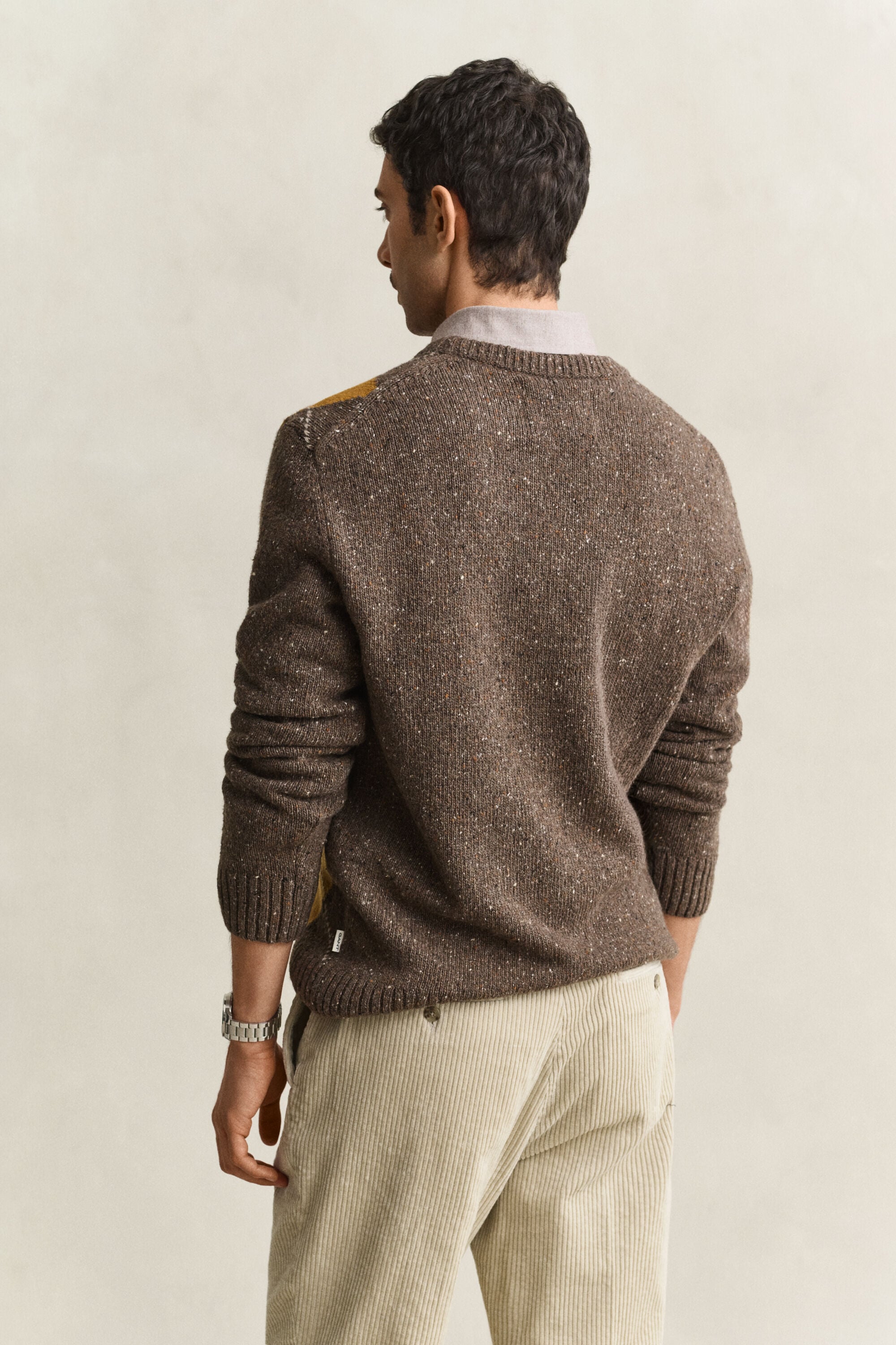 Argyle Nepps Crew Neck Sweater