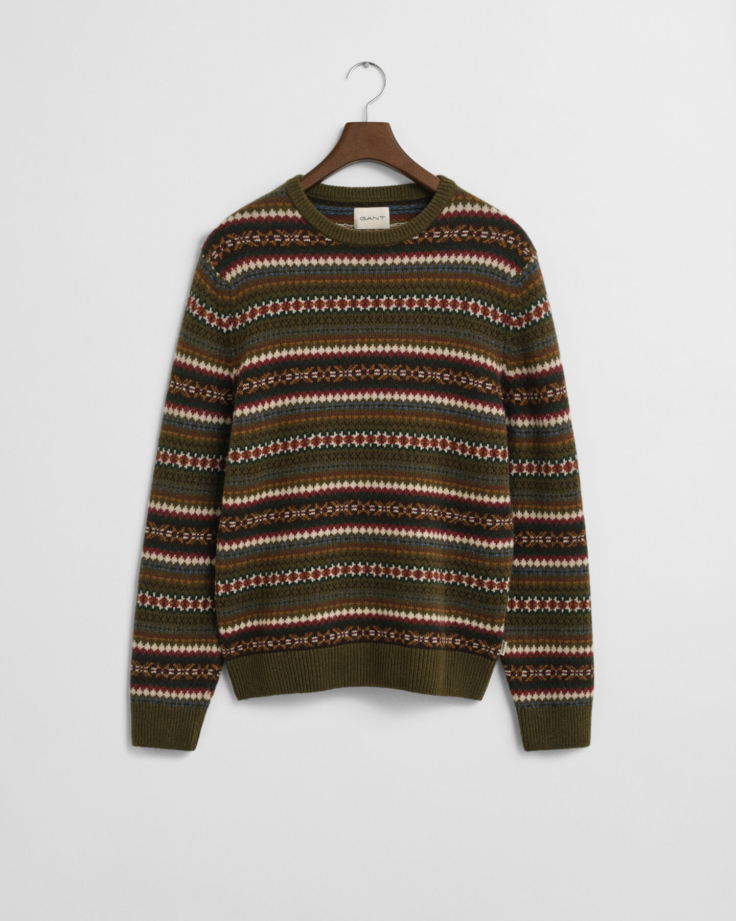 Fair  Isle Crew Neck Sweater
