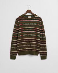 Fair  Isle Crew Neck Sweater
