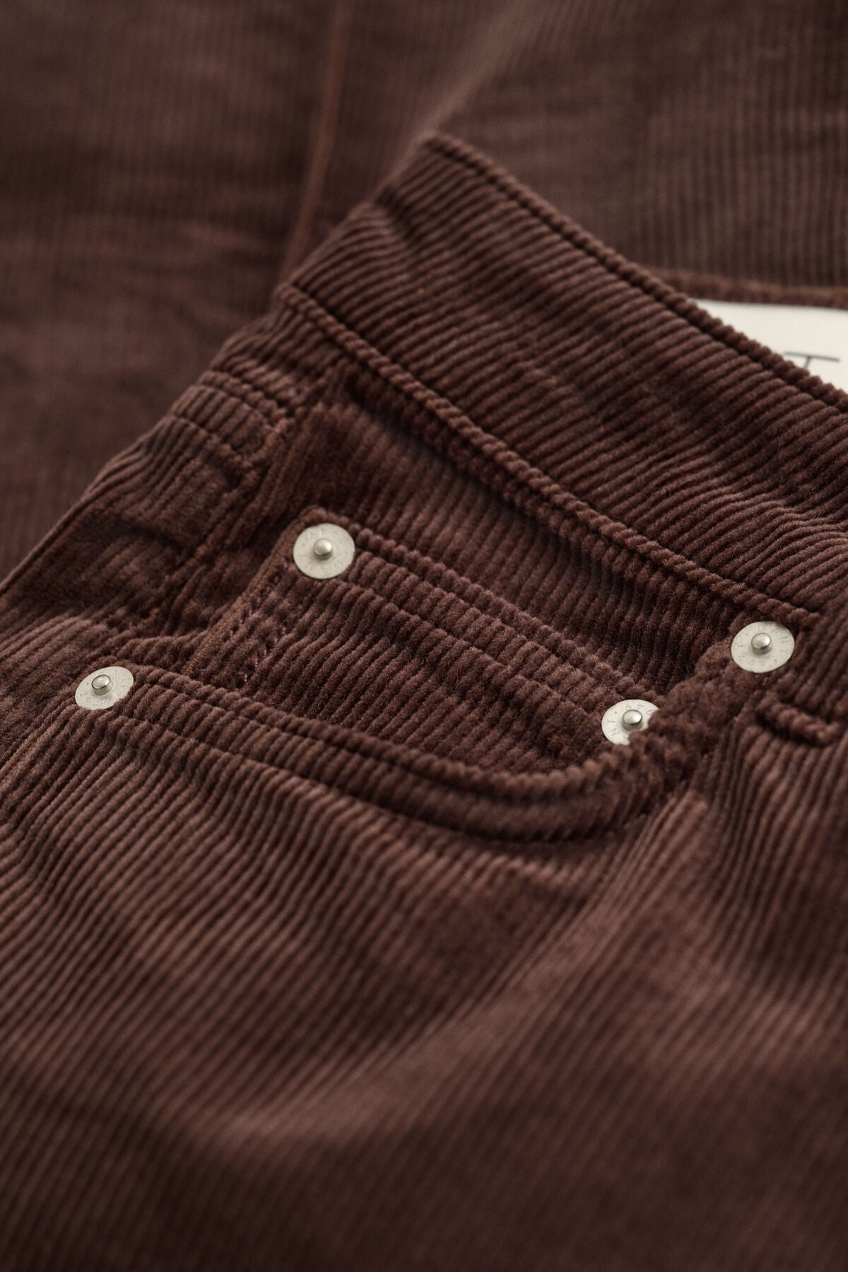 Flared Corduroy Jeans — DEEP BROWN