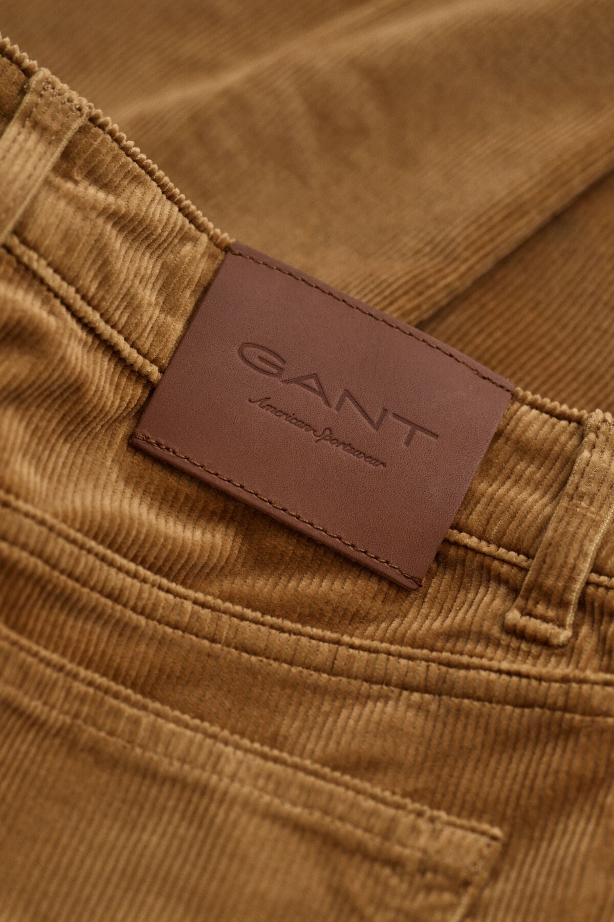 Flared Corduroy Jeans — WARM KHAKI