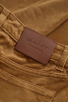 Flared Corduroy Jeans — WARM KHAKI 1