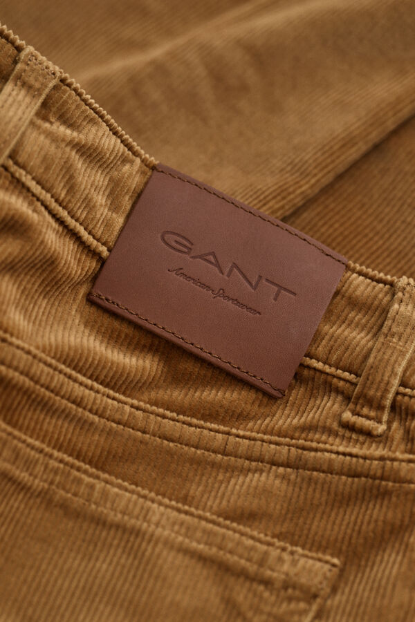 Flared Corduroy Jeans — WARM KHAKI