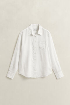 Back Fold Detail Shirt — EGGSHELL 1