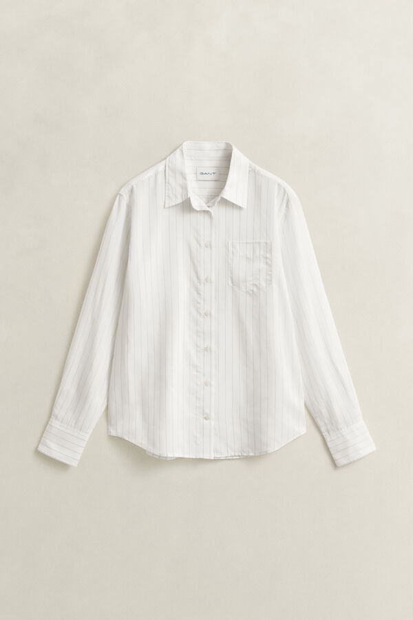 Back Fold Detail Shirt — EGGSHELL