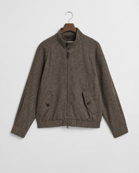 Wool Blend Harrington Jacket