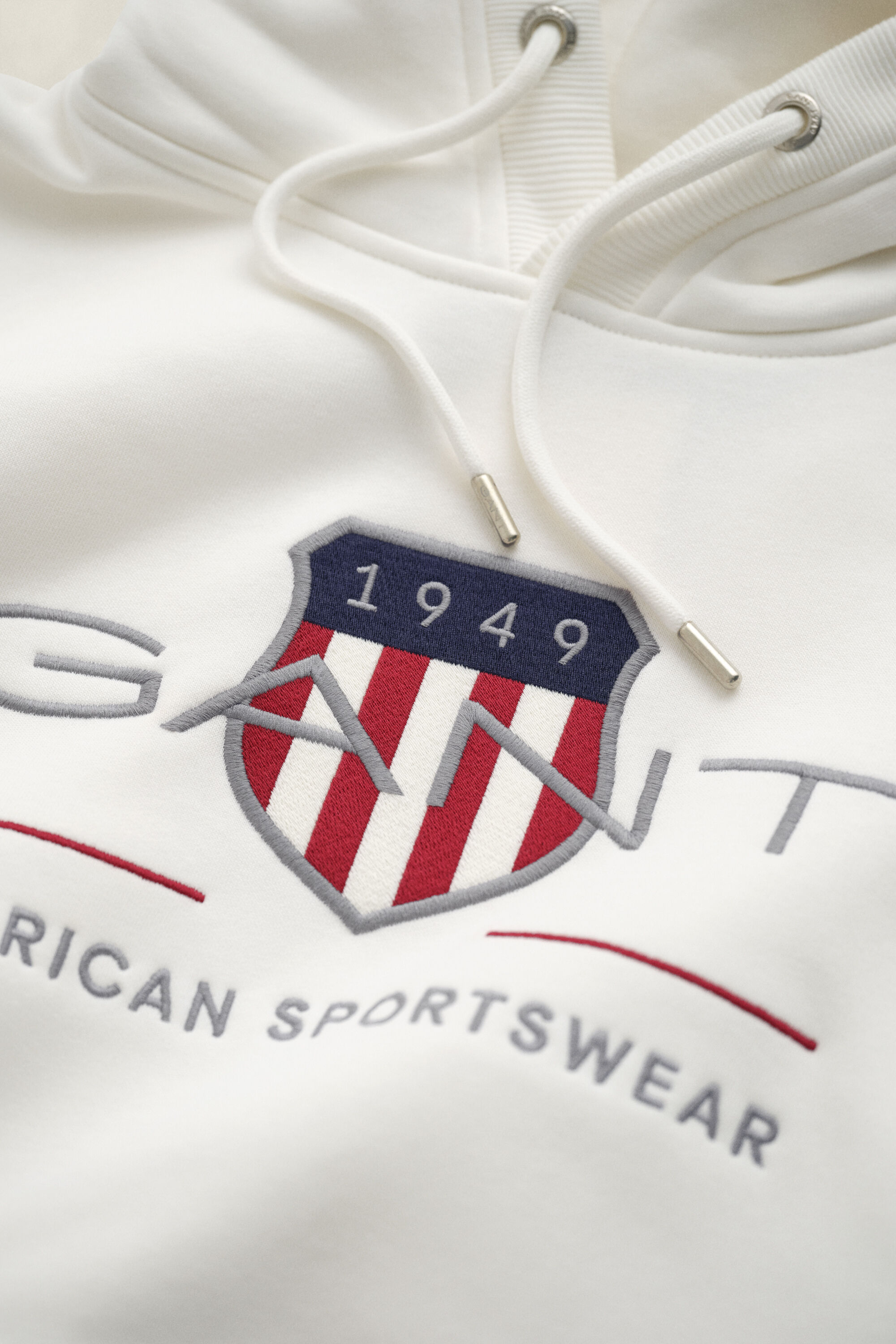 Archive Shield Hoodie — EGGSHELL
