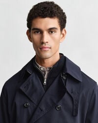 Cotton Blend Trench Coat