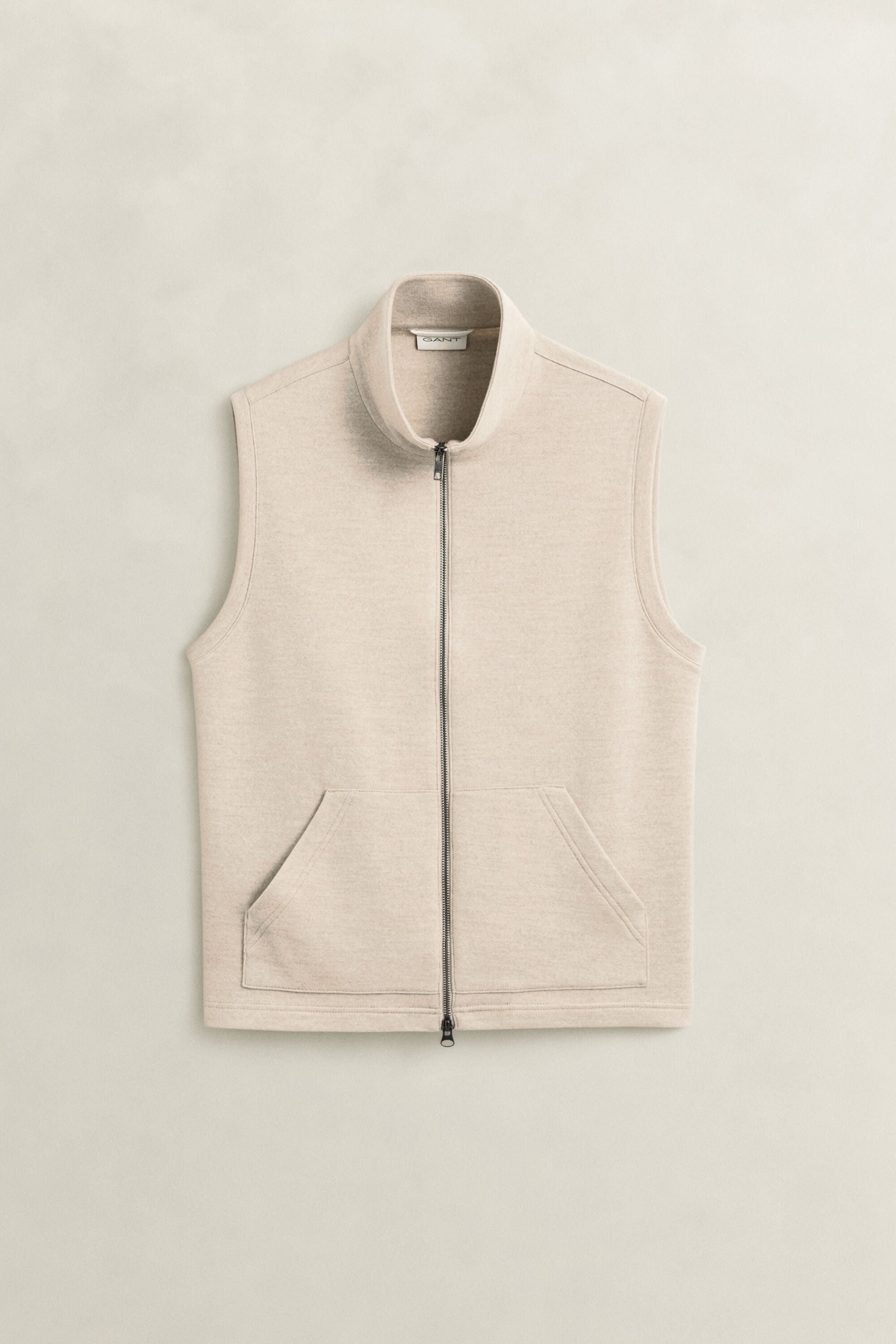 Zipped Vest — OAT MELANGE