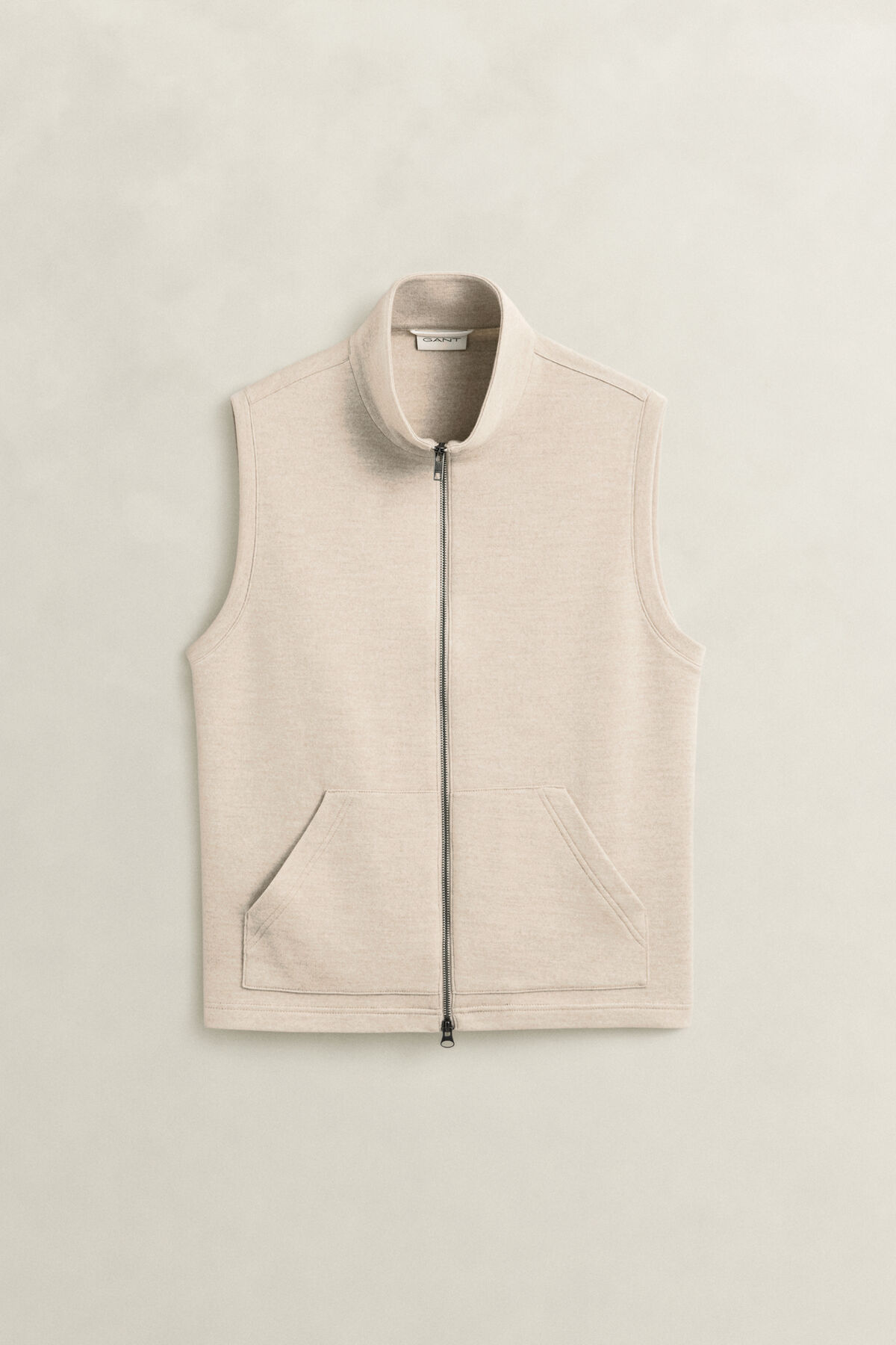 Zipped Vest — OAT MELANGE