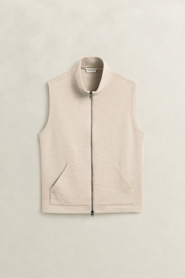 Zipped Vest — OAT MELANGE