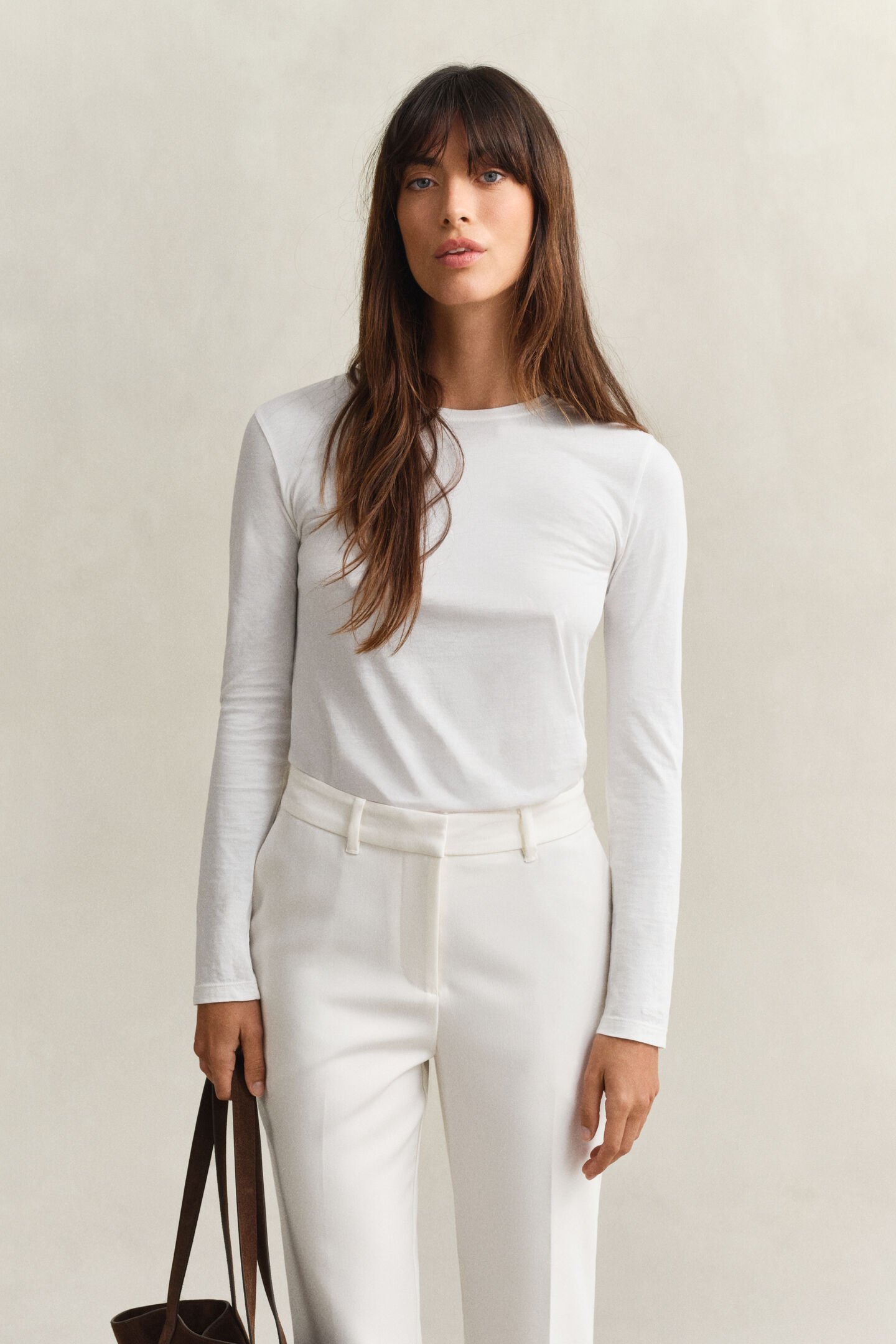 Cotton Long Sleeve T-Shirt