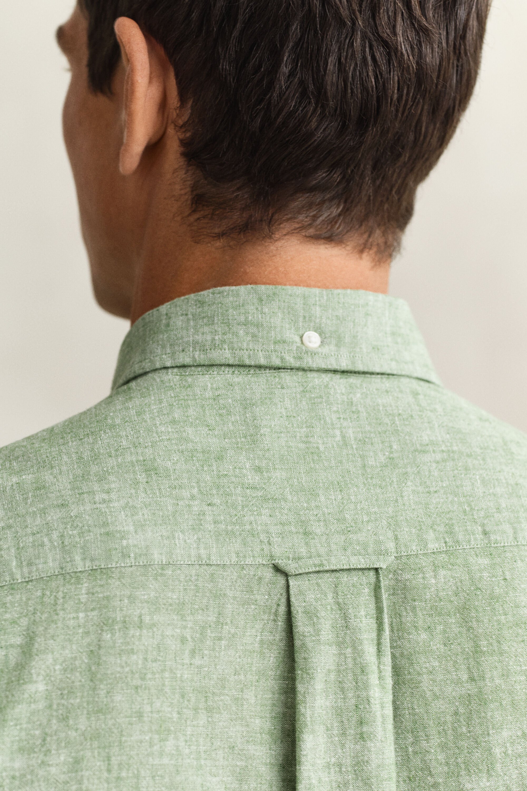 Linen Blend Short Sleeve Shirt