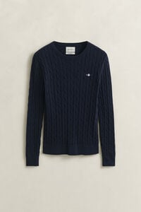 Cable Knit Crew Neck Sweater