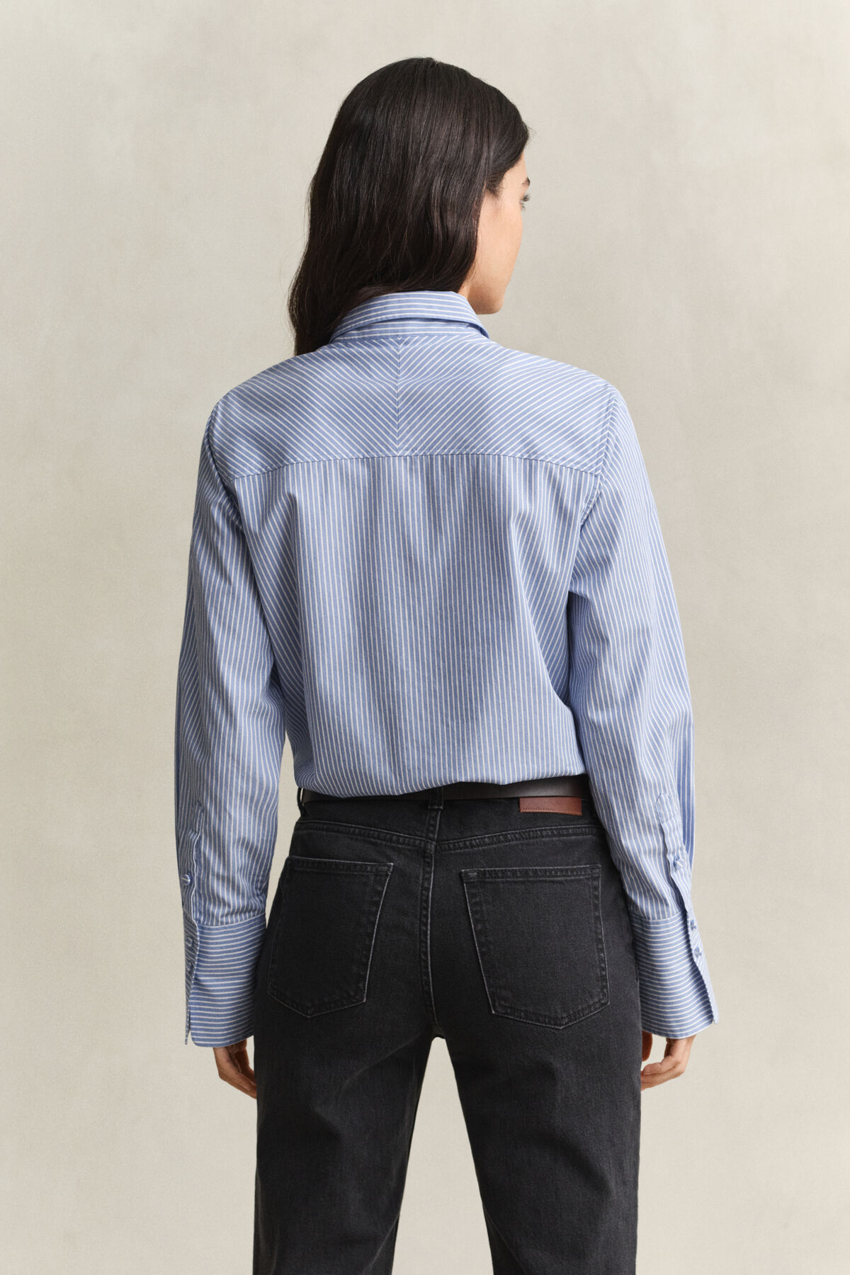 Striped Yoke Detail Shirt — MISTY LAVENDER