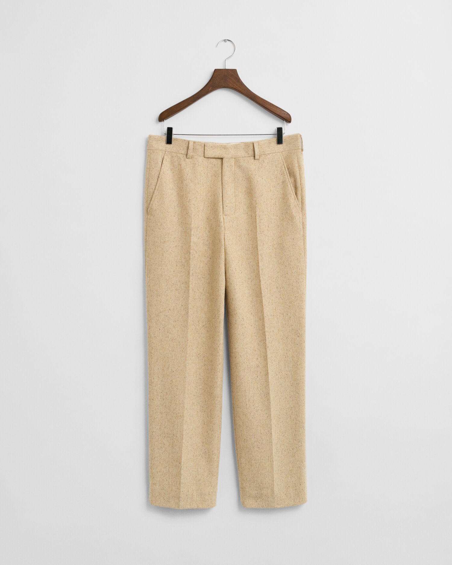 Relaxed Fit Nepps Herringbone Suit Pants