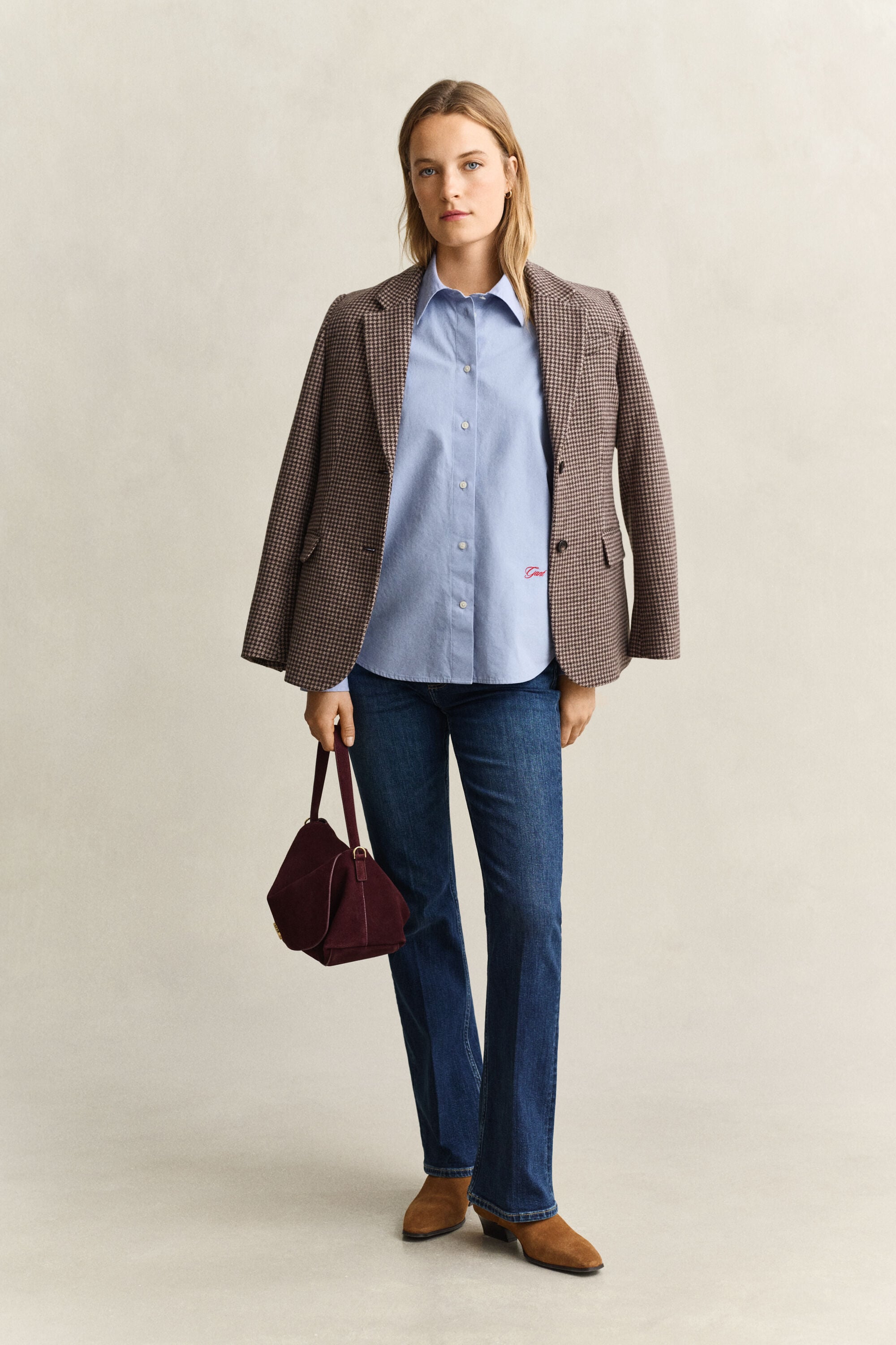 Relaxed Poplin Shirt — MISTY LAVENDER