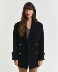 Wool Mid-Length Peacoat