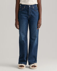 Relaxed Straight Leg High-Waisted Jeans