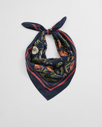 Floral Print Silk Scarf