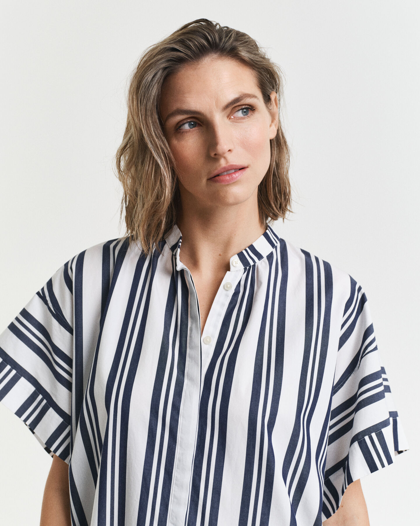 Striped Caftan Dress
