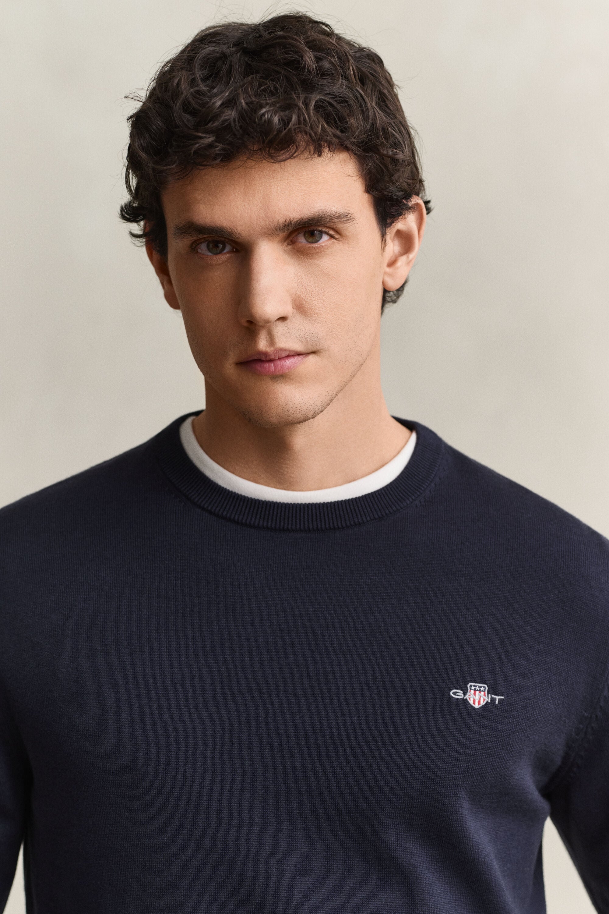 Classic Cotton Crew Neck Sweater