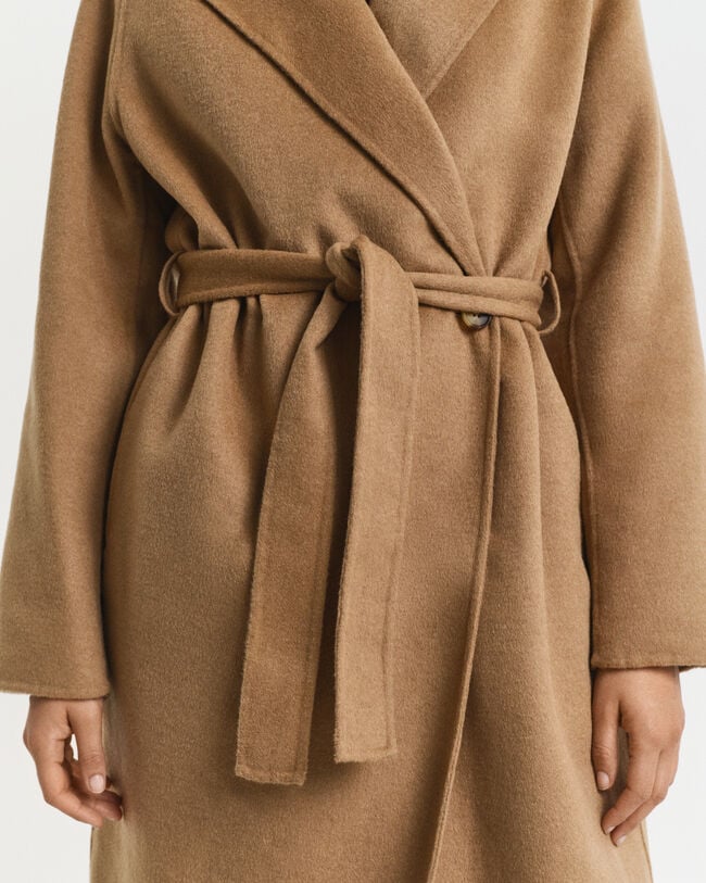 Handstitched Belted Coat