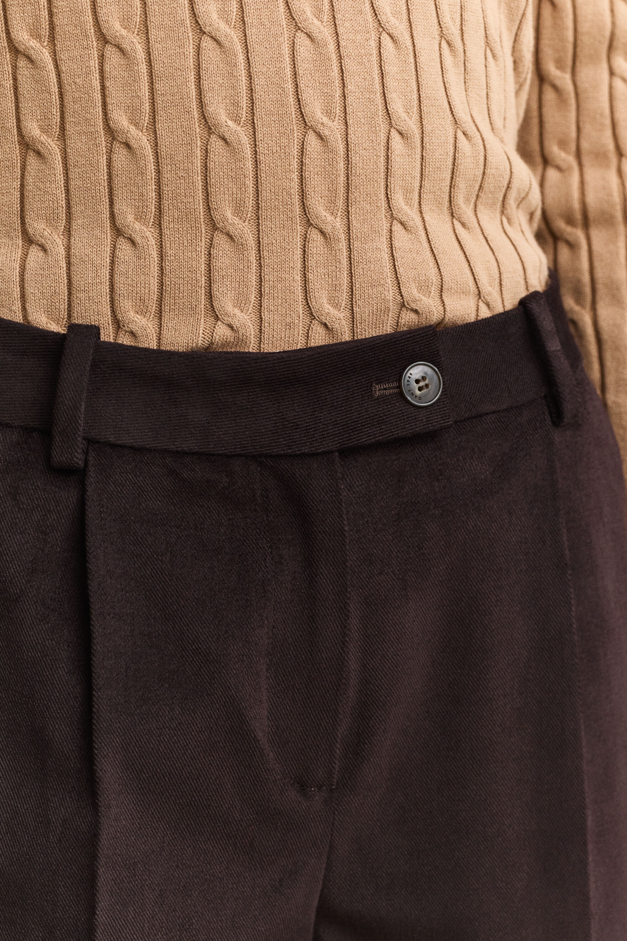 Twill Velvet Pants