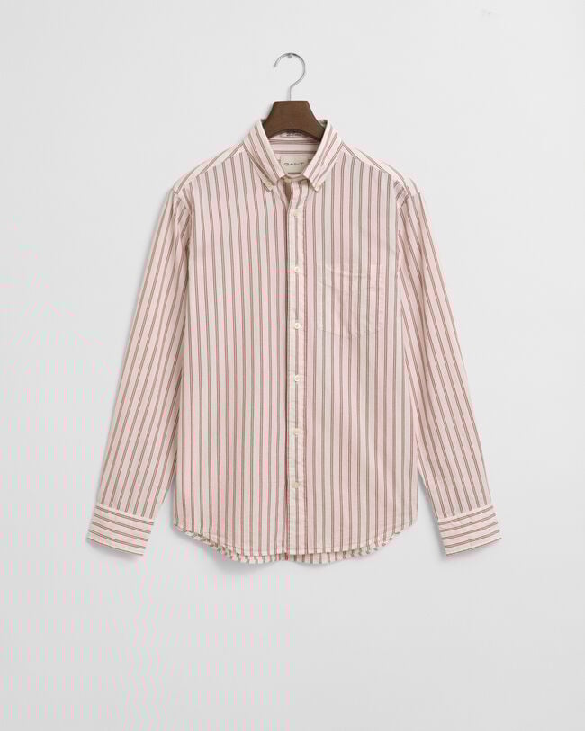 Regular Fit Striped Archive Poplin Shirt