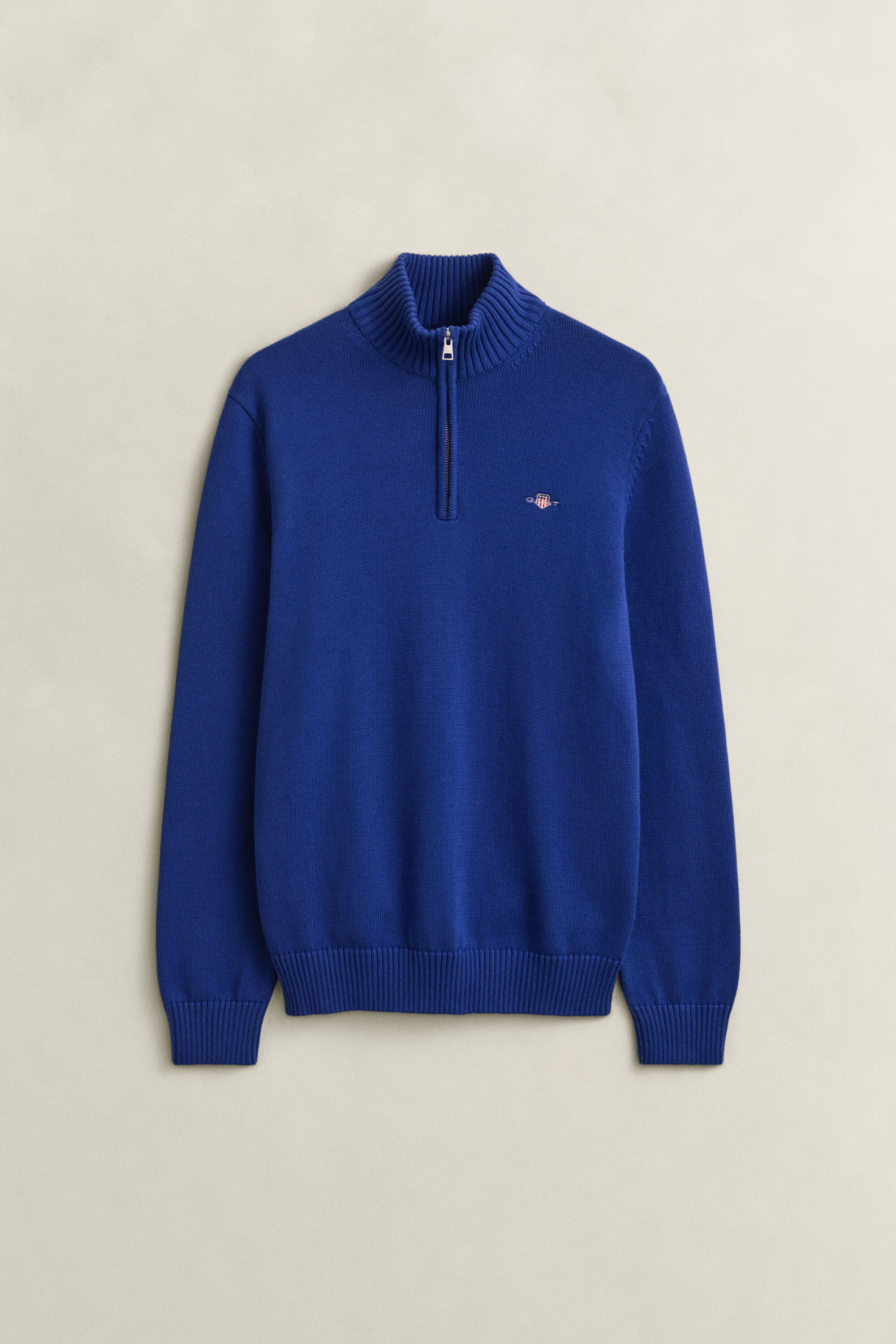 Casual Cotton Half-Zip Sweater
