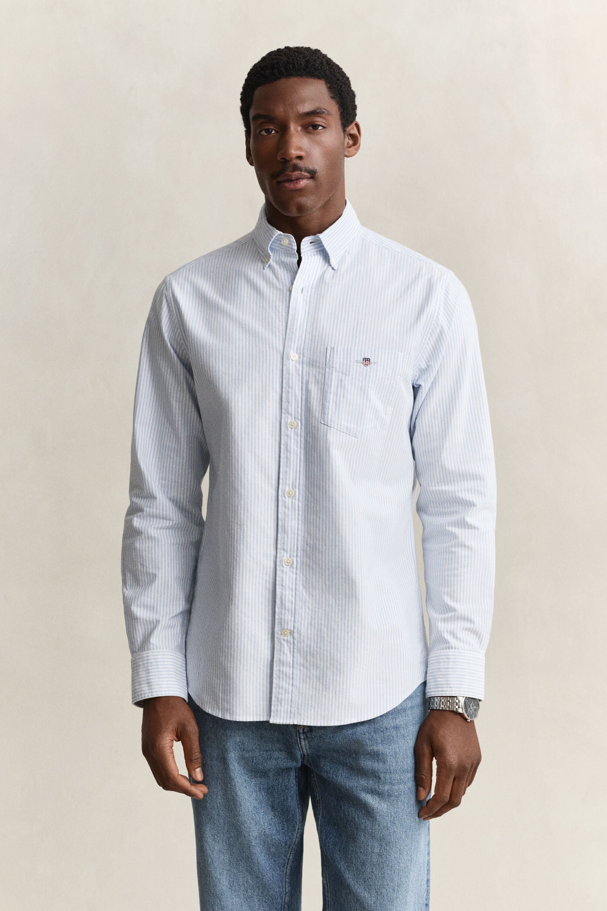Classic Regular Striped Oxford Shirt