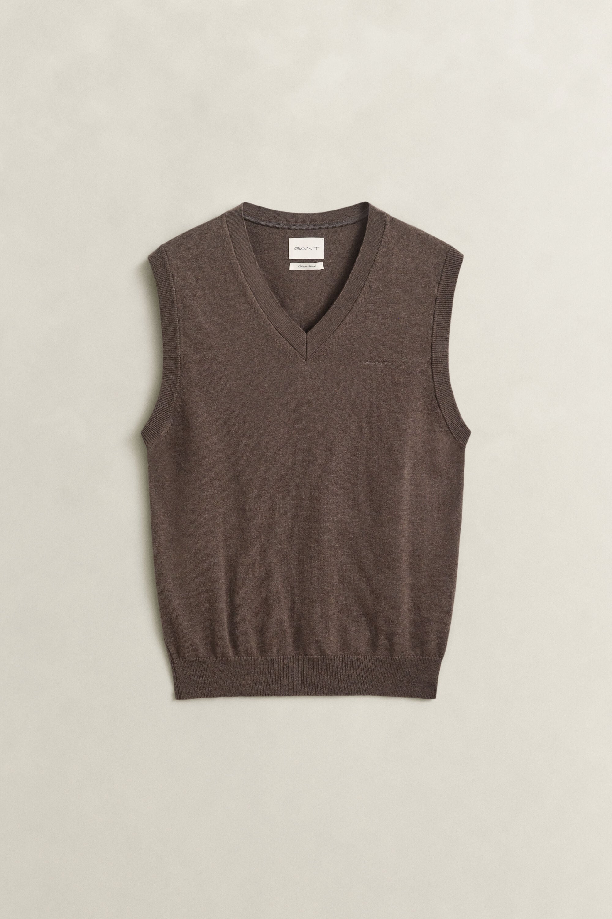 Cotton Wool V-Neck Vest