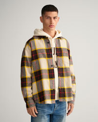Plaid Wool Overshirt
