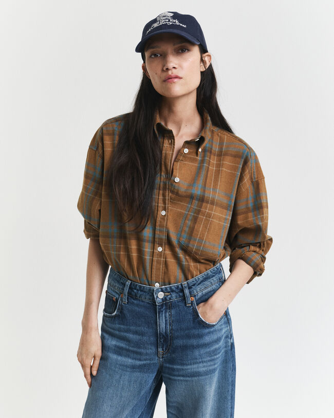 Oversized Checked Shirt