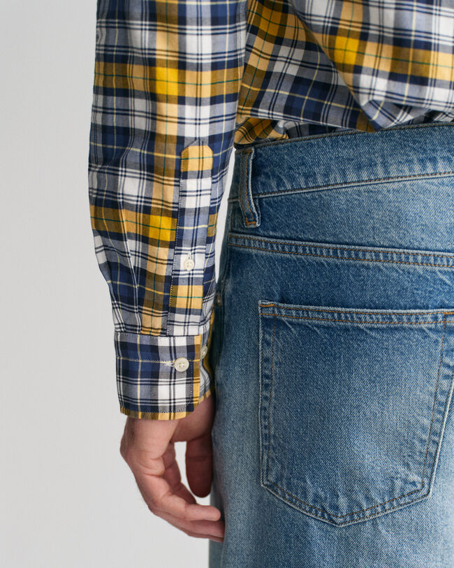 Regular Fit Checked Archive Oxford Shirt