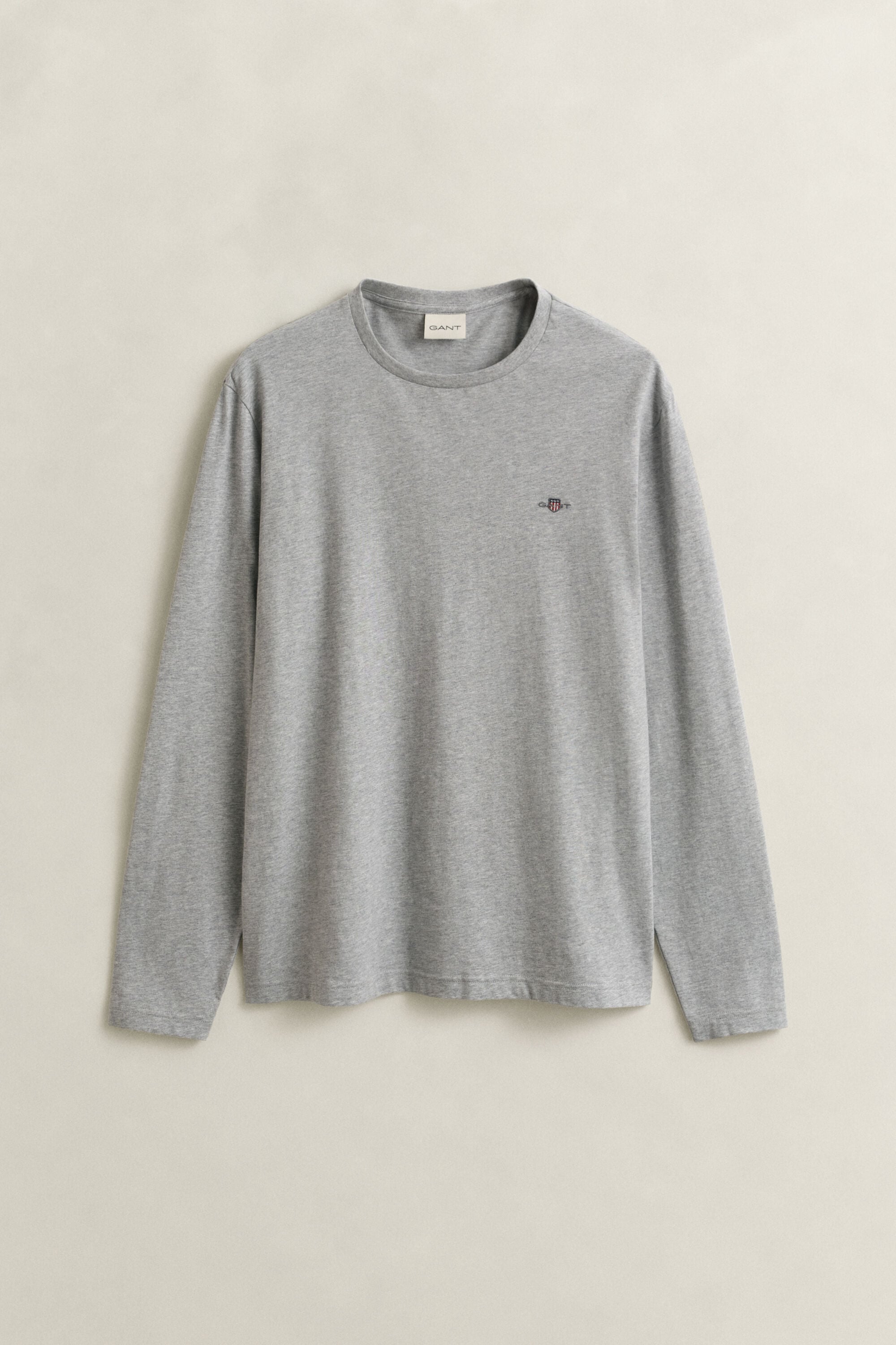 Shield Long Sleeve T-Shirt — GREY MELANGE
