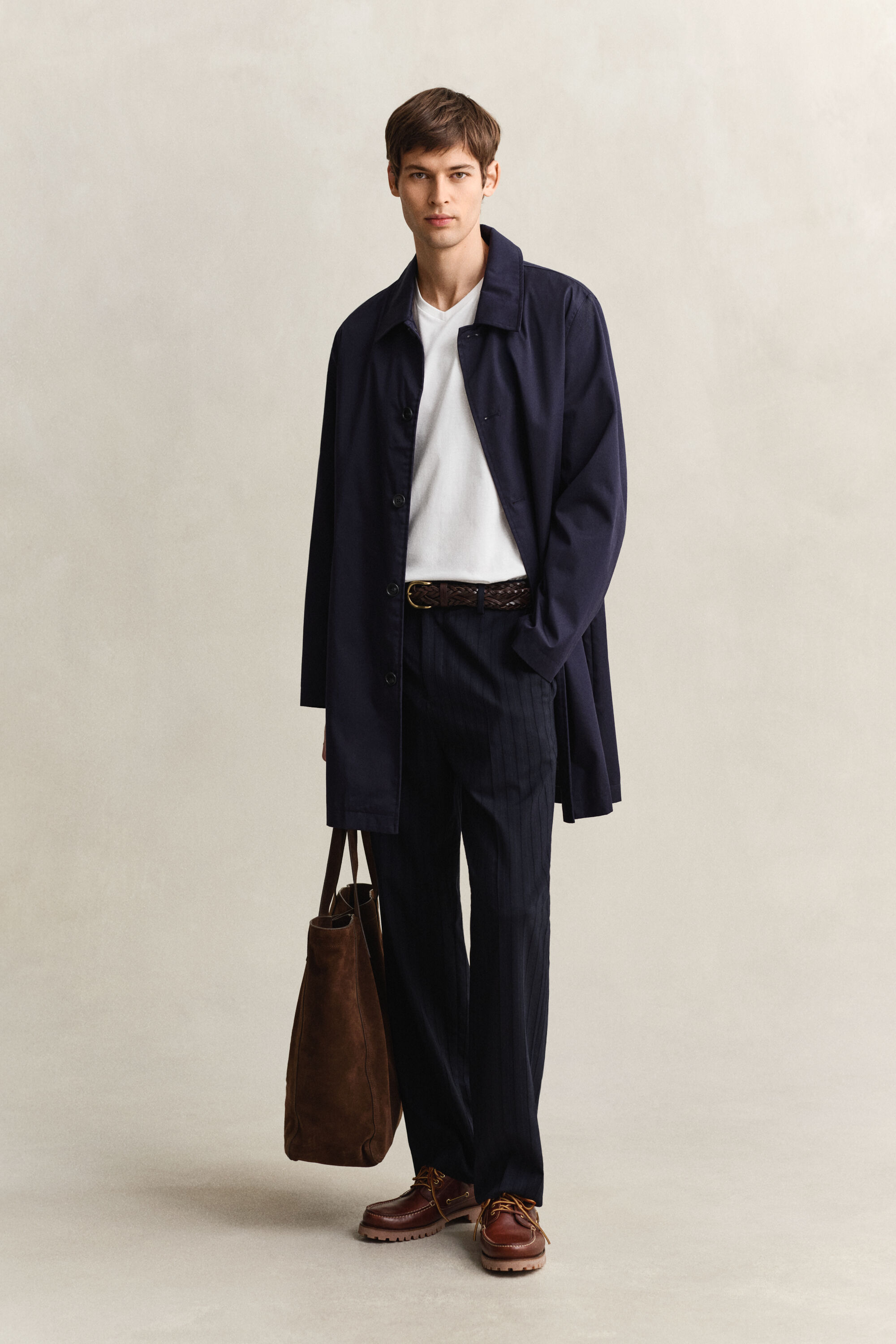 Slim Fit Shield V-Neck T-Shirt