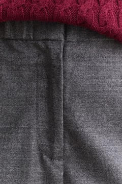 Flannel Pants — CHARCOAL MELANGE 4