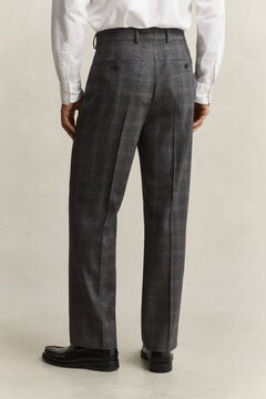 Clen Check Suit Pants — CERAMIC GREY MELANGE 2