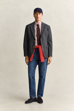 Classic Flannel Wool Club Blazer — DUSKY ANTHRACITE 9