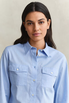 Cotton French Cuff Shirt — MISTY LAVENDER 4