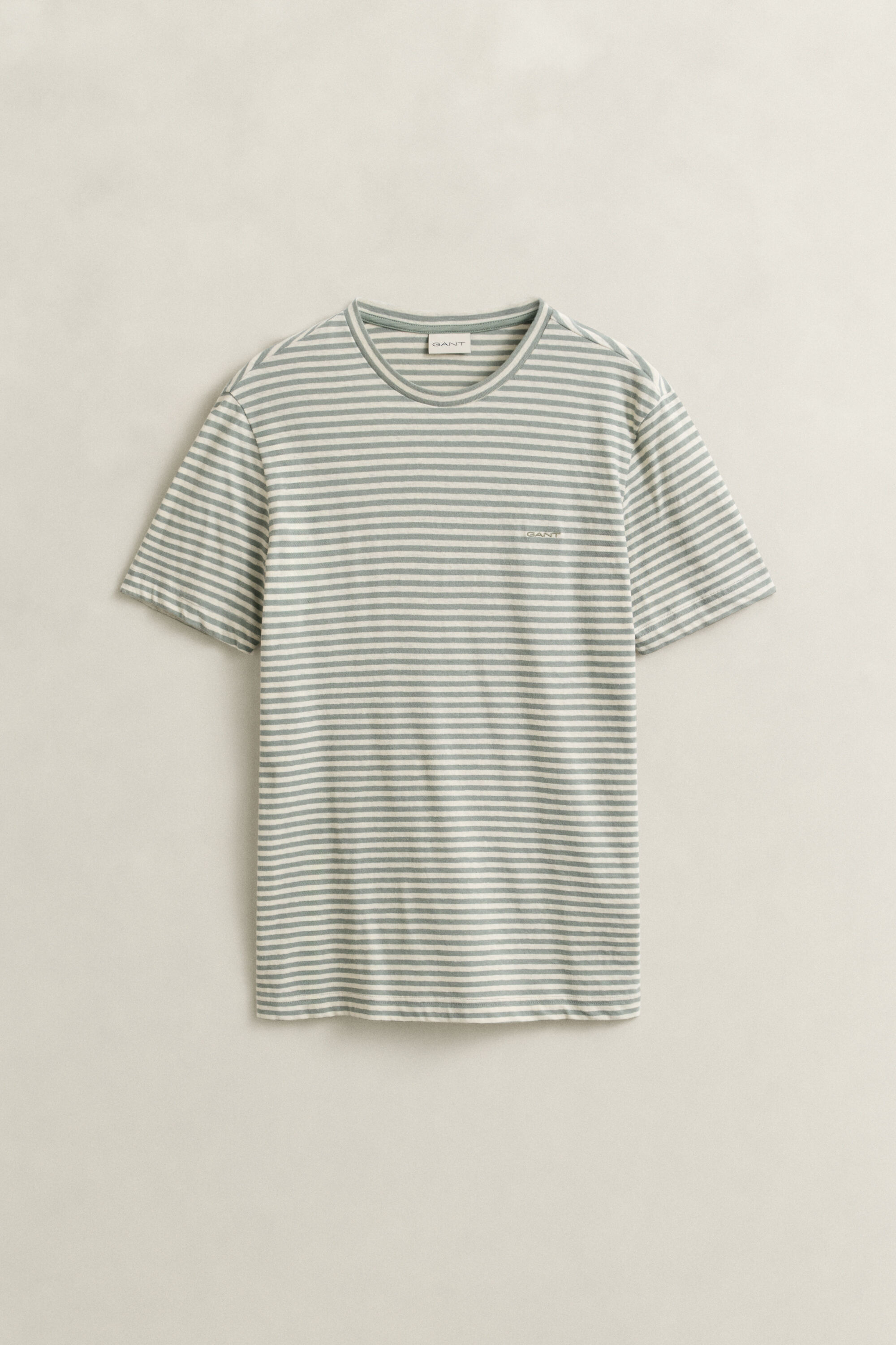 Striped Cotton Linen T-Shirt